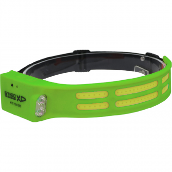 Headlight 600 Lumen COB Flexible with Motion Sensor & Side Flashlight Lime Green